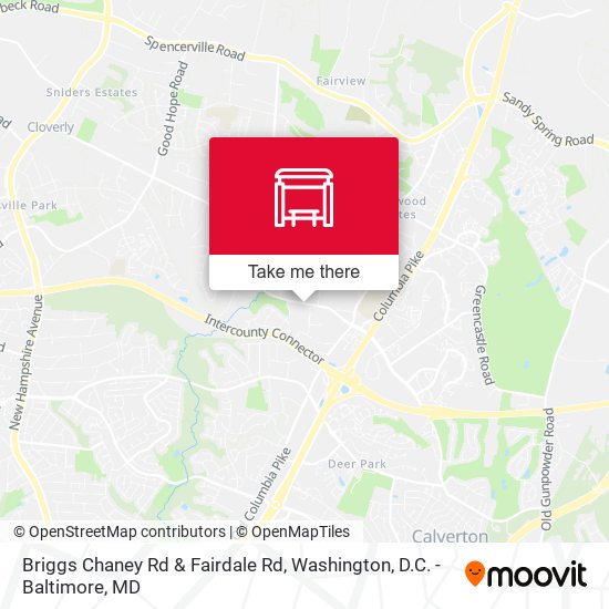 Mapa de Briggs Chaney Rd & Fairdale Rd