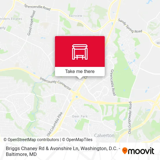 Briggs Chaney Rd & Avonshire Ln map