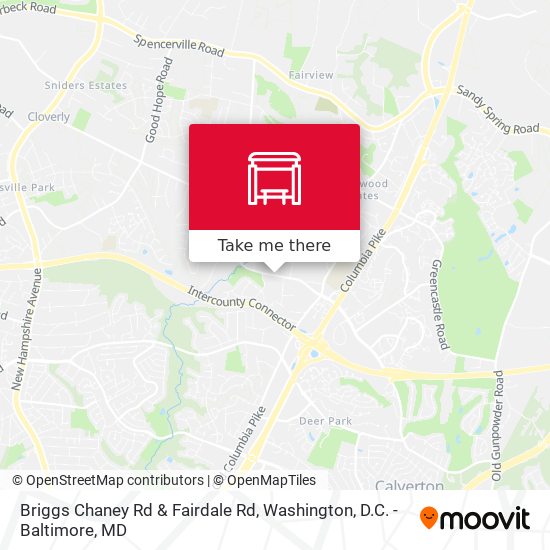 Mapa de Briggs Chaney Rd & Fairdale Rd