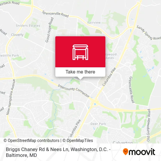 Briggs Chaney Rd & Nees Ln map