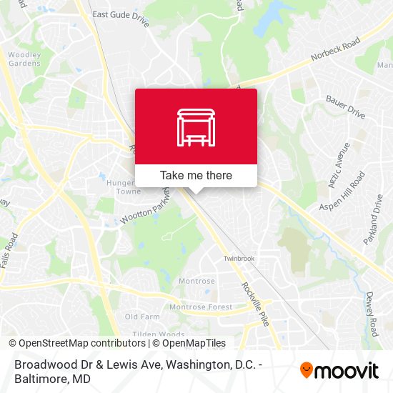 Mapa de Broadwood Dr & Lewis Ave