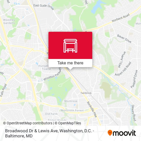 Broadwood Dr & Lewis Ave map