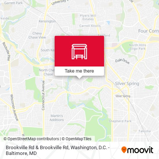 Brookville Rd & Brookville Rd map