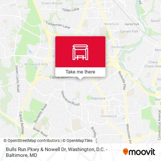 Bulls Run Pkwy & Nowell Dr map