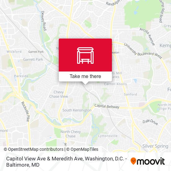 Mapa de Capitol View Ave & Meredith Ave