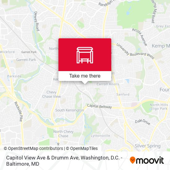 Capitol View Ave & Drumm Ave map