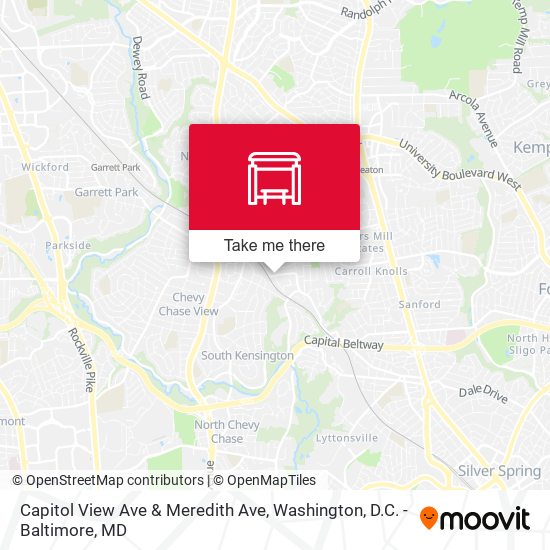 Mapa de Capitol View Ave & Meredith Ave