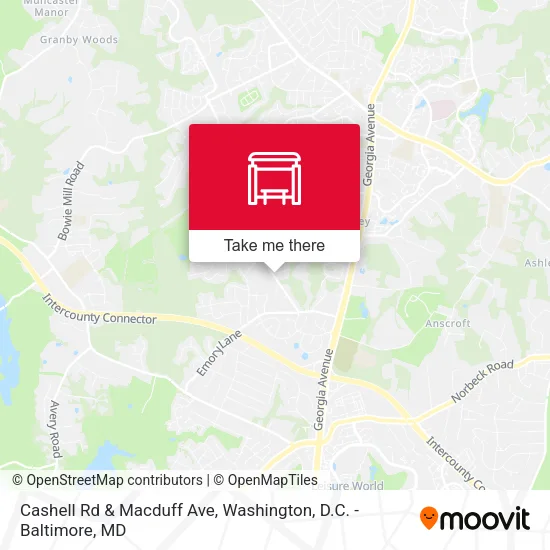 Cashell Rd & Macduff Ave map