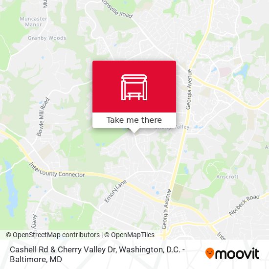 Cashell Rd & Cherry Valley Dr map