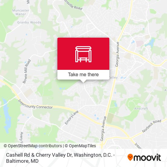 Cashell Rd & Cherry Valley Dr map