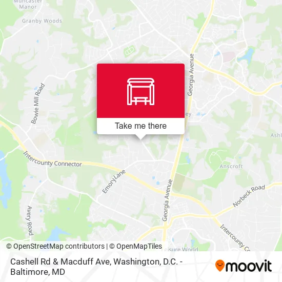 Cashell Rd & Macduff Ave map