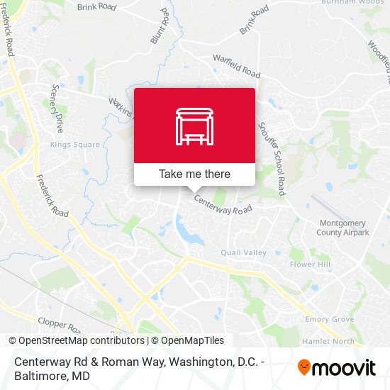 Mapa de Centerway Rd & Roman Way