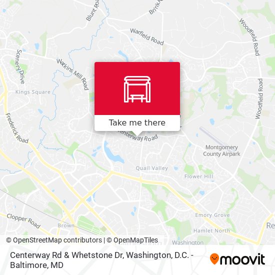 Centerway Rd & Whetstone Dr map