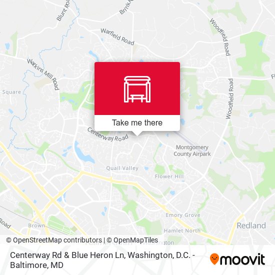Centerway Rd & Blue Heron Ln map