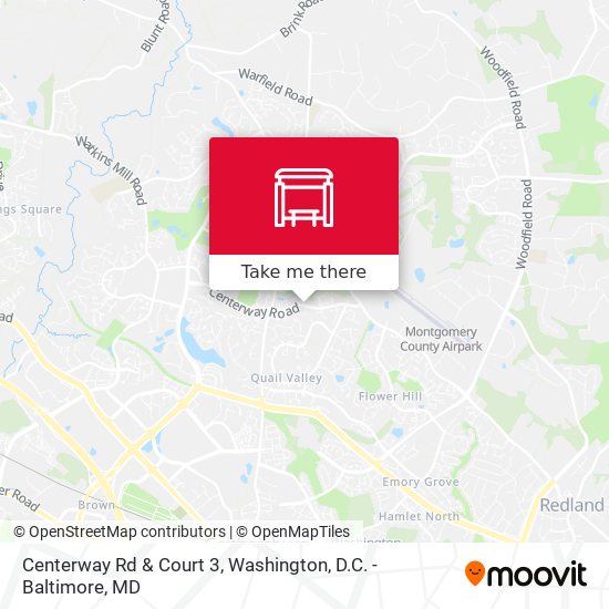 Centerway Rd & Court 3 map