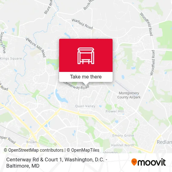 Centerway Rd & Court 1 map