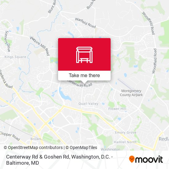 Centerway Rd & Goshen Rd map