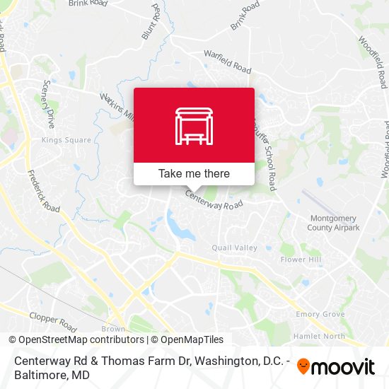 Centerway Rd & Thomas Farm Dr map