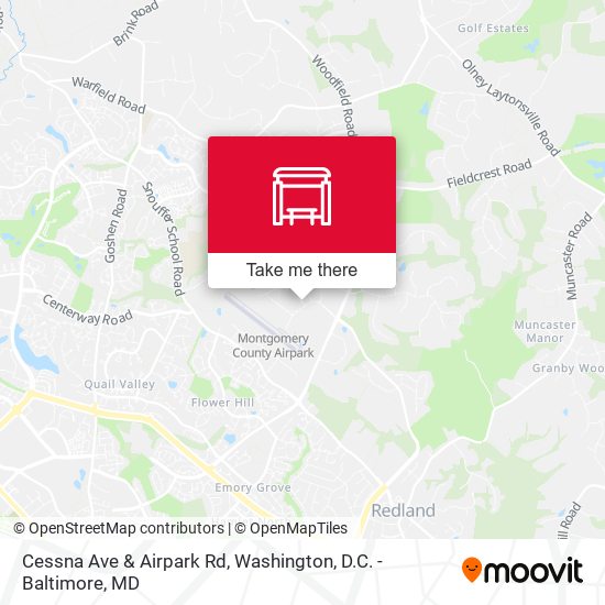 Cessna Ave & Airpark Rd map