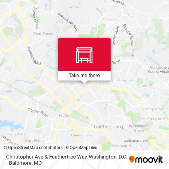Christopher Ave & Feathertree Way map