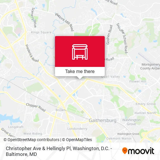 Christopher Ave & Hellingly Pl map