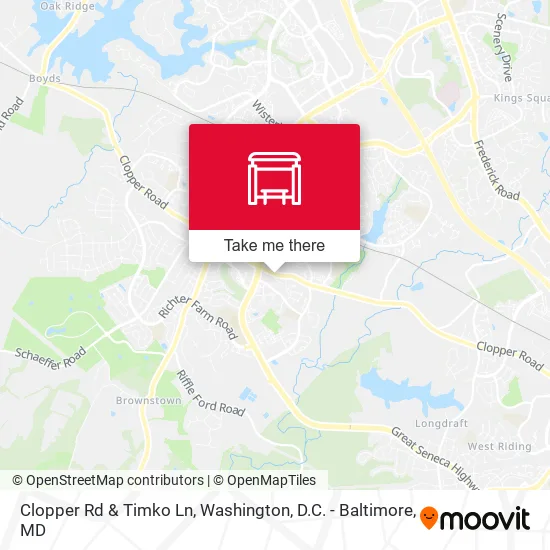 Clopper Rd & Timko Ln map