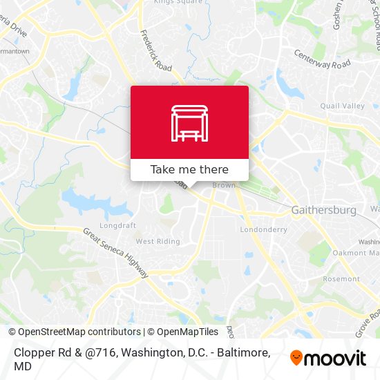 Clopper Rd & @716 map