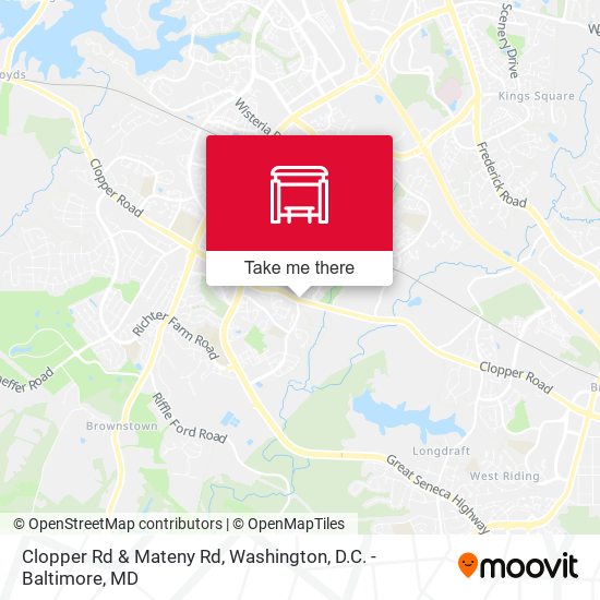 Mapa de Clopper Rd & Mateny Rd