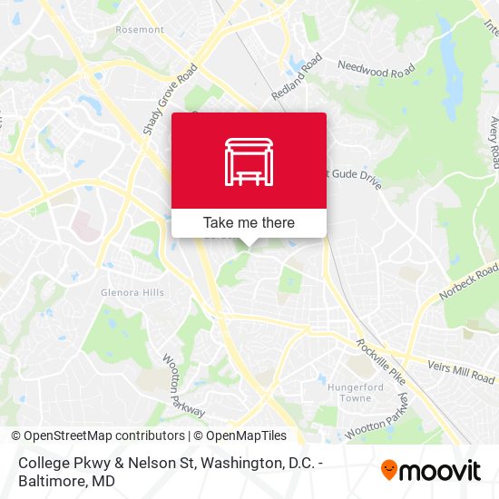 College Pkwy & Nelson St map