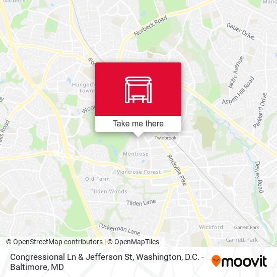 Mapa de Congressional Ln & Jefferson St