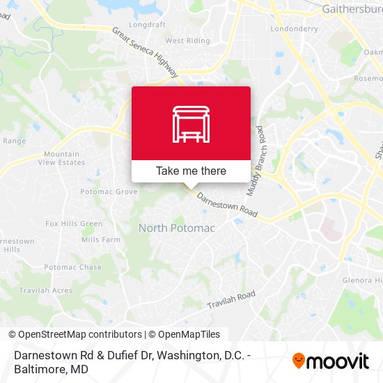 Mapa de Darnestown Rd & Dufief Dr