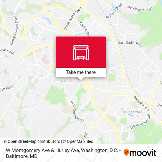 Mapa de W Montgomery Ave & Hurley Ave