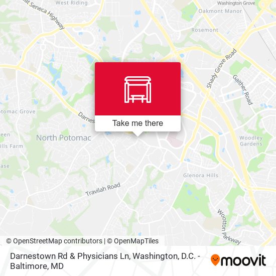 Mapa de Darnestown Rd & Physicians Ln