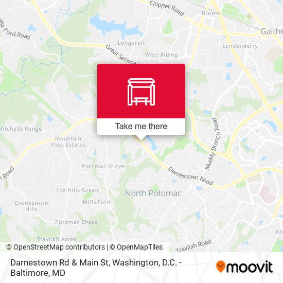 Mapa de Darnestown Rd & Main St