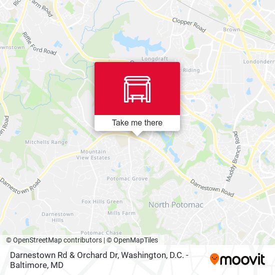 Darnestown Rd & Orchard Dr map