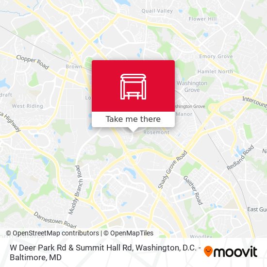 Mapa de W Deer Park Rd & Summit Hall Rd