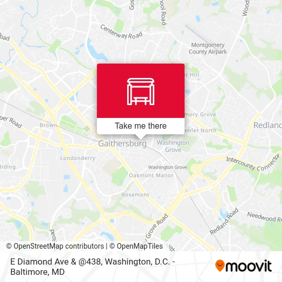 E Diamond Ave & @438 map