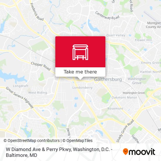 Mapa de W Diamond Ave & Perry Pkwy