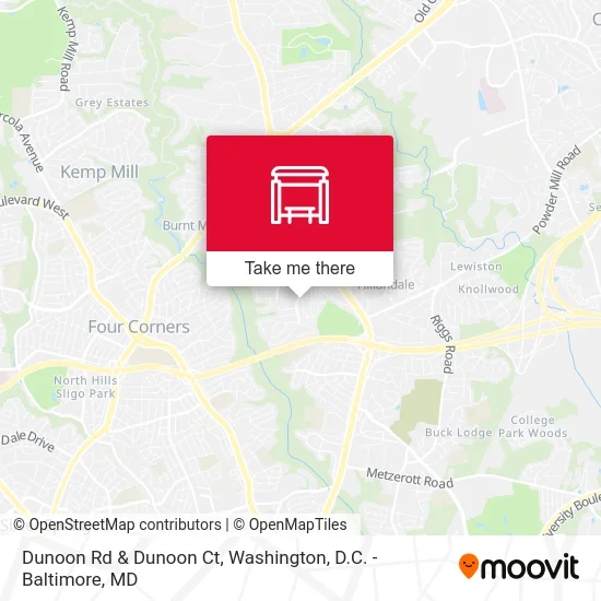 Dunoon Rd & Dunoon Ct map