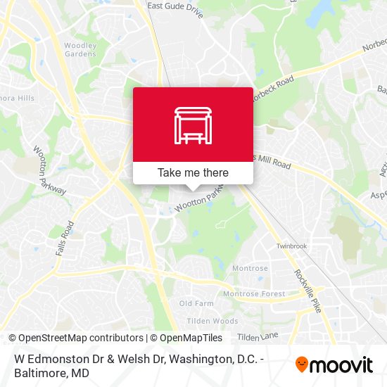 Mapa de W Edmonston Dr & Welsh Dr