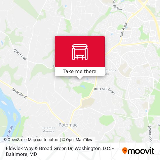 Eldwick Way & Broad Green Dr map