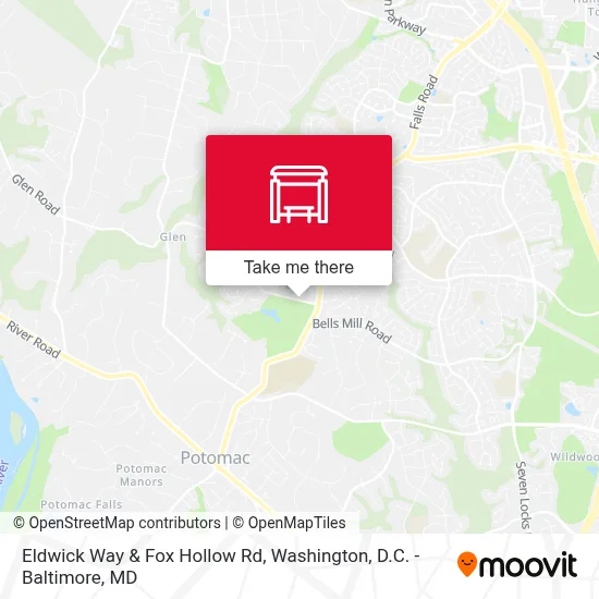 Eldwick Way & Fox Hollow Rd map