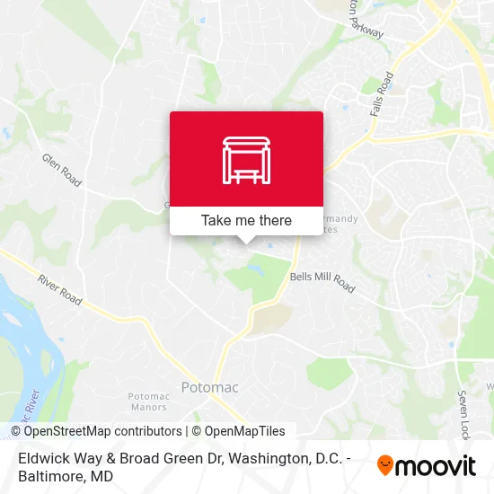Eldwick Way & Broad Green Dr map