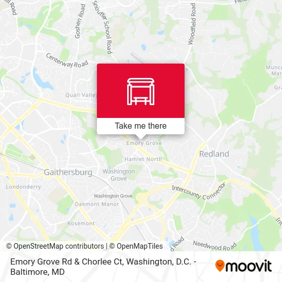 Mapa de Emory Grove Rd & Chorlee Ct