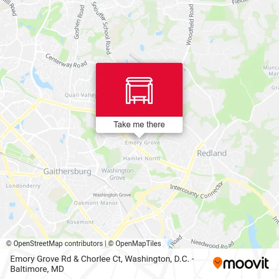Emory Grove Rd & Chorlee Ct map