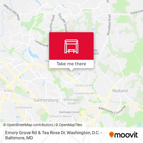 Emory Grove Rd & Tea Rose Dr map