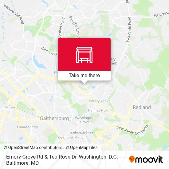 Emory Grove Rd & Tea Rose Dr map