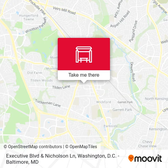 Executive Blvd & Nicholson Ln map