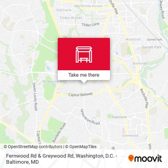 Fernwood Rd & Greywood Rd map