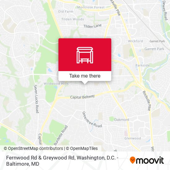Mapa de Fernwood Rd & Greywood Rd